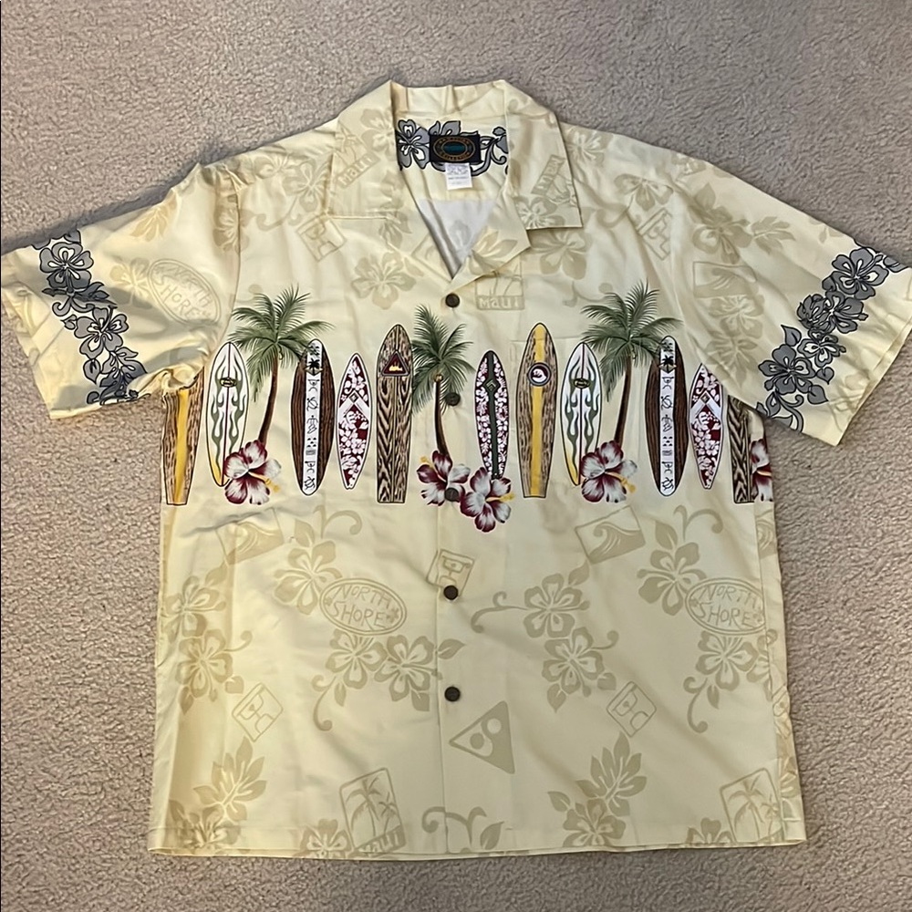 Vintage Hawaiian Reserve Collection Men's Hawaiian Shirt, Size L - Picture 1 of 8